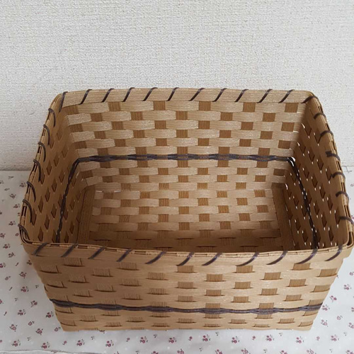 エコクラフト ナチュラル収納かご フリーボックス・小物入れ K