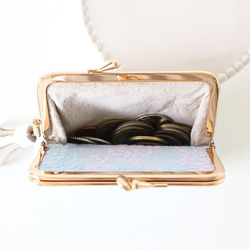 ［受注制作］紫陽花刺繍の mini wallet 8枚目の画像