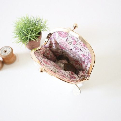 ミチ　コインケース ハオミン) HAOMING MASK COIN PURSE PANTHER SILVER (COIN CASE