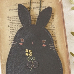 [客製] 大沼兔通行證盒 黑色 第2張的照片