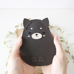 [定制] Osumashi Shiba Inu Pass Case, Kuroshiba 第8張的照片