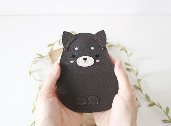 [定制] Osumashi Shiba Inu Pass Case, Kuroshiba 第8張的照片