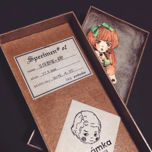 標本少女（匣入りペーパードール） その他人形 známka（ズナームカ