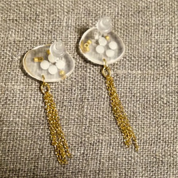 〔Two Jellyfish〕ピアス 3枚目の画像