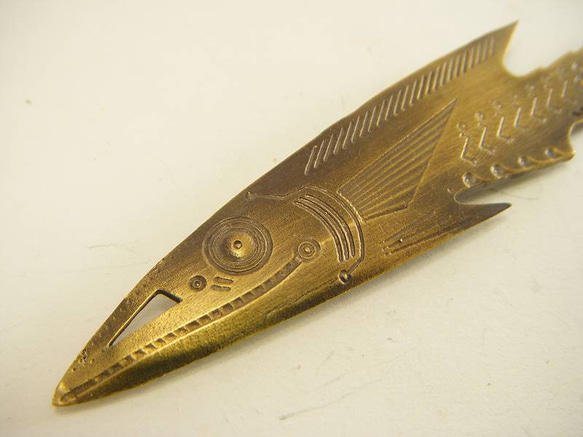 魚型ペーパーナイフ みすうお丸 銅 その他雑貨 いもゆで工房