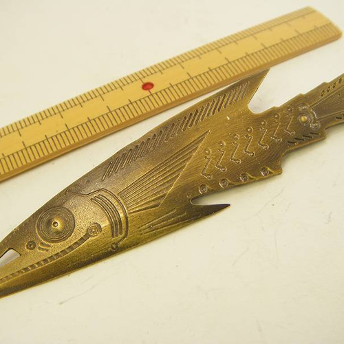 魚型ペーパーナイフ みすうお丸 銅 その他雑貨 いもゆで工房