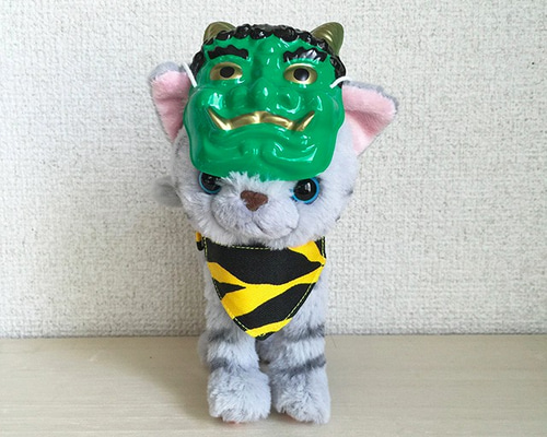 珍お面　ハンドメイド　(どら猫風) hq720.jpg?sqp=-