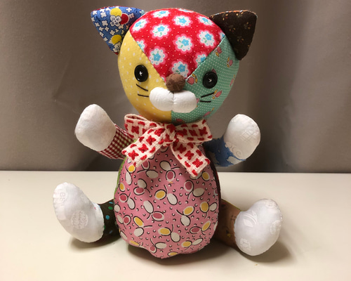 Puchy カラフルパッチワークぬいぐるみ 8cf48f50d3c7c306efac3caf45675c
