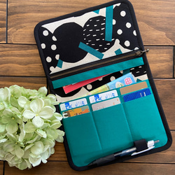 送料無料 ♪ 北欧 メロン コロコロ ♪ お洒落な 母子手帳マルチケース 2枚目の画像