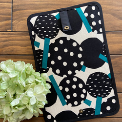 送料無料 ♪ 北欧 メロン コロコロ ♪ お洒落な 母子手帳マルチケース 3枚目の画像