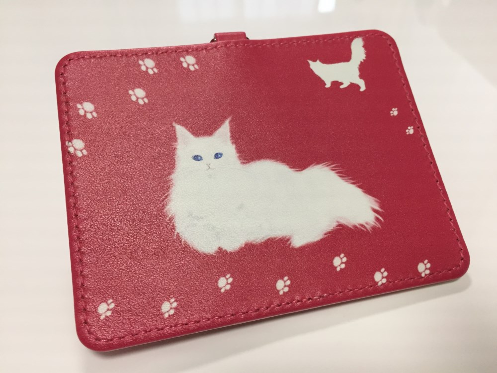 受注生産 猫ちゃんパスケース メインクーン 12色 パスケース