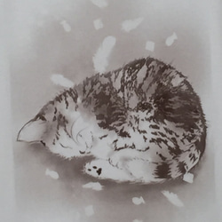 Dreaming小貓T卹單色/棕褐色可按要求提供尺寸 第6張的照片