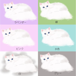 Cat 智能手機保護套 波斯 12 種顏色 定制 兼容各種型號 第4張的照片