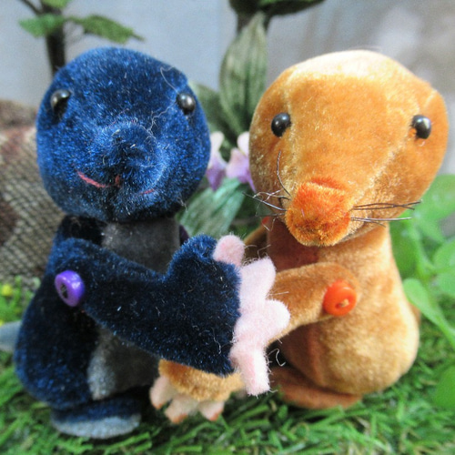 モグラの兄弟 ぬいぐるみ tara 通販 10844198｜Creema(クリーマ)