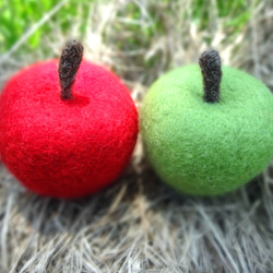 りんごのおきあがりこぼし　(一個の価格です) 5枚目の画像