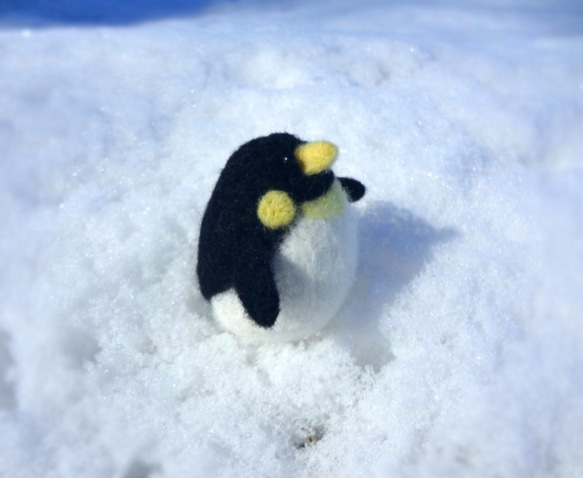 ペンギンさんのおきあがりこぼし(１個の価格です) 3枚目の画像