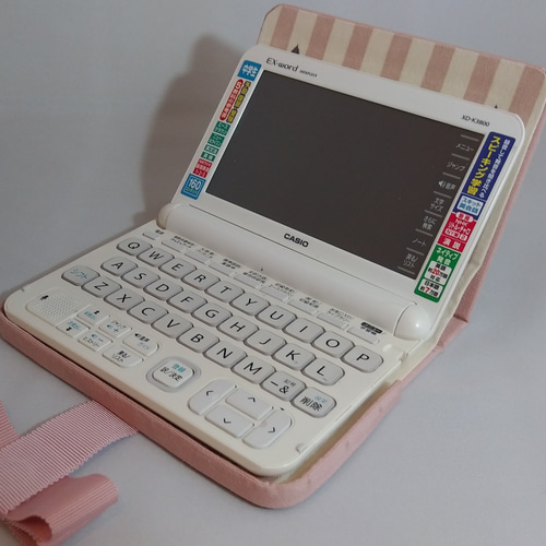 CASIO EX-word 電子辞書 ケース付き 電子辞書ケース（CASIO・EX-word用）ドットモアレ（ピンク） その他