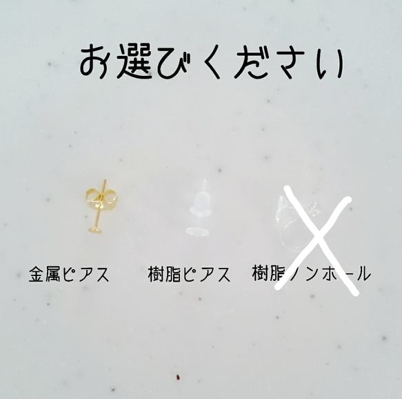 ターコイズ一粒ピアス 3枚目の画像