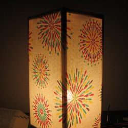 夜空に彩る大輪の花「花火」安らぎの輝き・癒しライト・3号・7-53 3枚目の画像