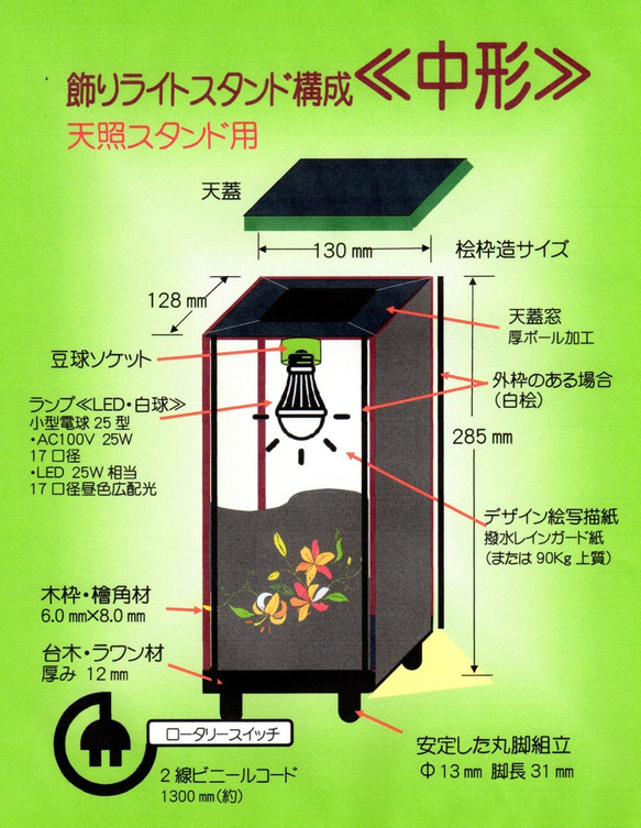 五面 FM 透明處理，檜木框架結構，分離形狀的槲寄生 / Kinran car sensu SK-025 神秘的光之微笑！ 第10張的照片