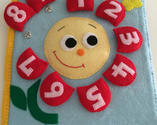 フェルト 絵本 いつものフェルト絵本(⁎⁍̴̆Ɛ⁍̴̆⁎)♡ 【ダブるケーキver】 2冊完成