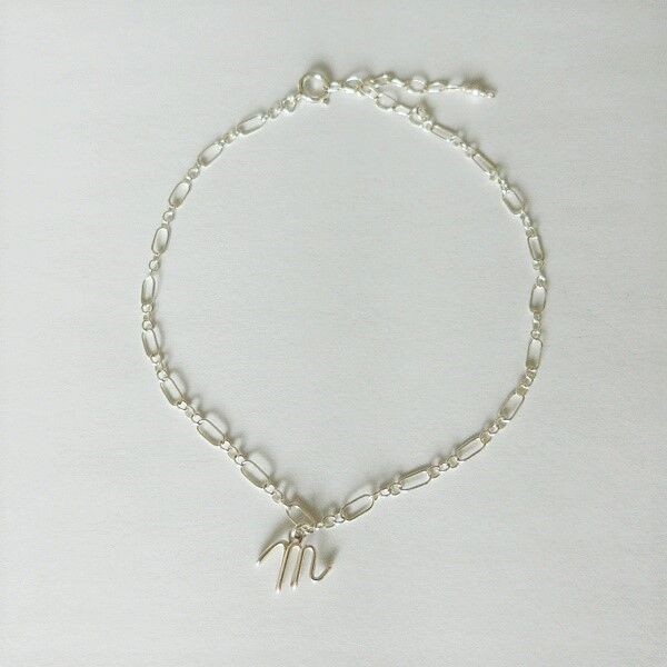 イニシャルチェーンアンクレット [シルバー925]