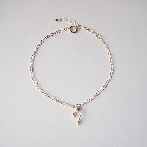 数字(ナンバー)チェーンブレスレット