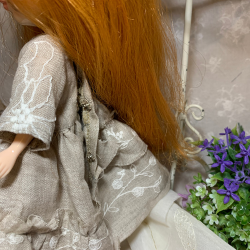 ブライス アウトフィット ワンピース リネン刺繍 その他人形 瑞恋 通販
