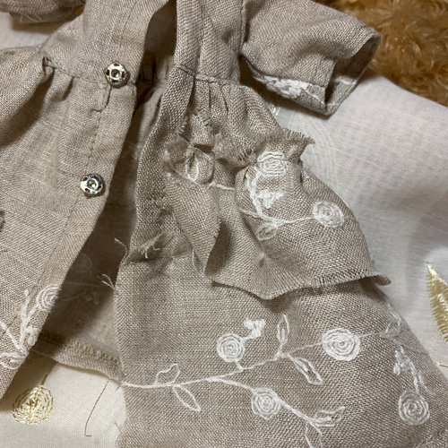 ブライス アウトフィット ワンピース リネン刺繍 その他人形 瑞恋 通販
