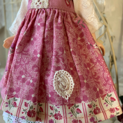 ブライスアウトフィット　ボタニカルイエローワンピース　ピンクハートジャンバースカート 4枚目の画像
