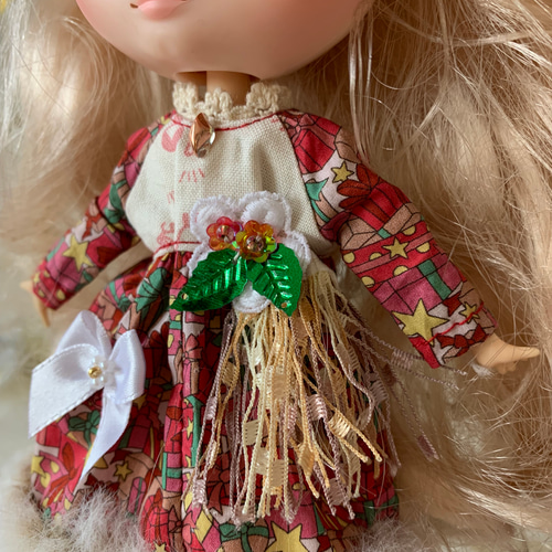 ♡ミディブライス　ミディアイシードール　アウトフィット　ワンピース　リバティ ミディブライスアウトフィット プレゼントボックスワンピース リボン