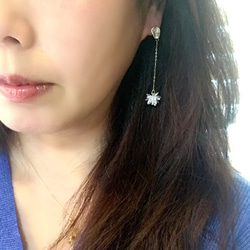 Swarovski Crystal Snow Bijouピアス 8枚目の画像