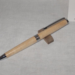 手作り木製ボールペン（メープル材、ブロードモデル） 2枚目の画像