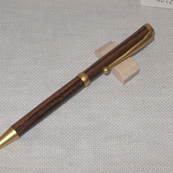 手作り木製ボールペン(ボーコテ材、スリムラインモデル) 1枚目の画像