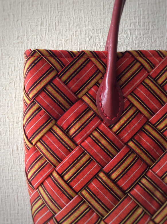 【國內免運】Ajiro針織袋花蜜顏色 第3張的照片