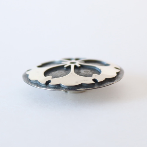 確認用 桜コンチョ髪留めヘアゴムシルバー925ハンドメイドオーダー可能