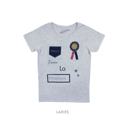 アイラブミュージック ロゼット（LADIES 有り）Tシャツ 3枚目の画像