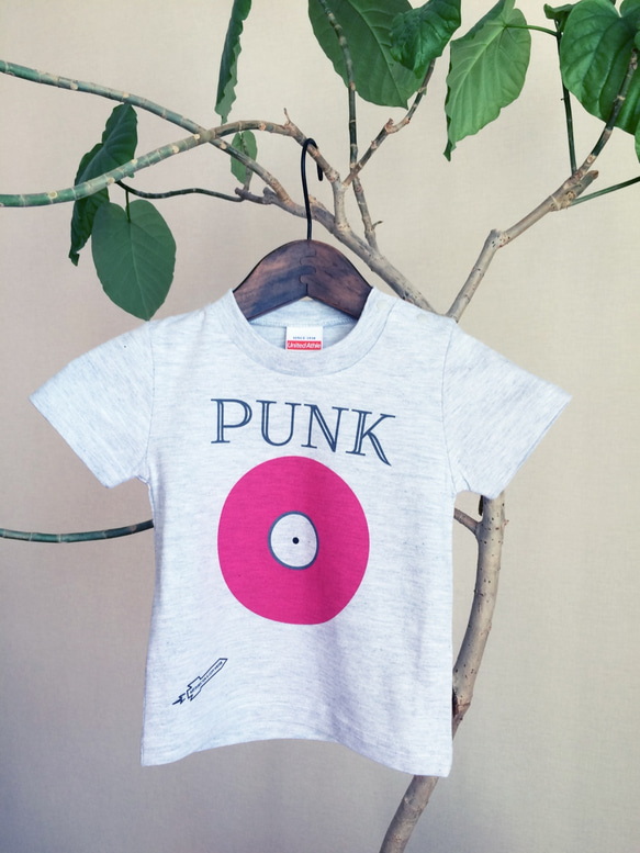 レコード PUNK（KIDS）Tシャツ 2枚目の画像