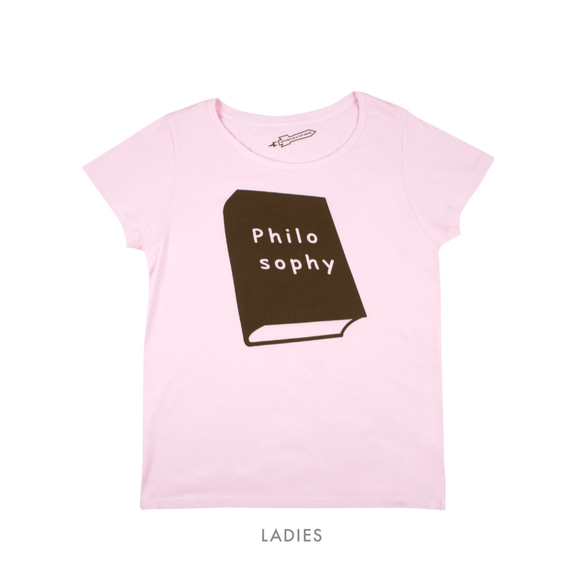 Book of 哲学（LADIES 有り）Tシャツ 2枚目の画像