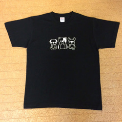 3buhies T-shirts（BLACK） 1枚目の画像