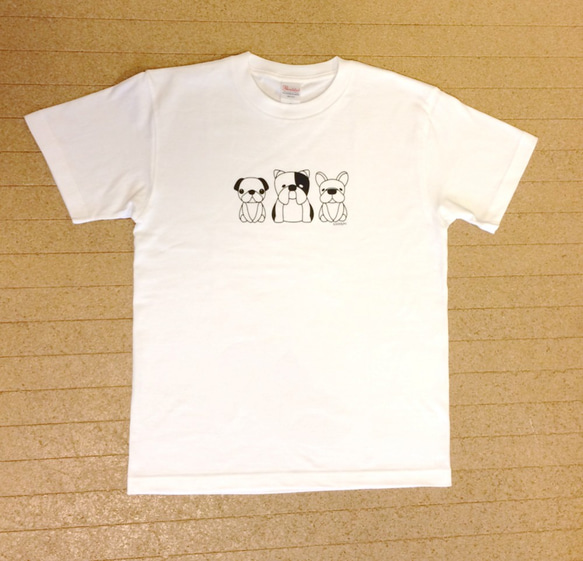 3buhies T-shirts（WHITE） 1枚目の画像