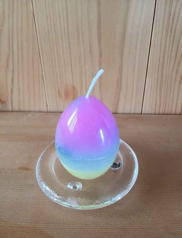 カラーキャンドル huevo 1枚目の画像
