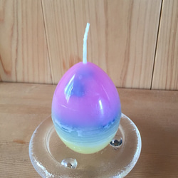 カラーキャンドル huevo 2枚目の画像