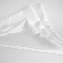 シルク 10匁 薄地羽二重　ホワイト 4枚目の画像