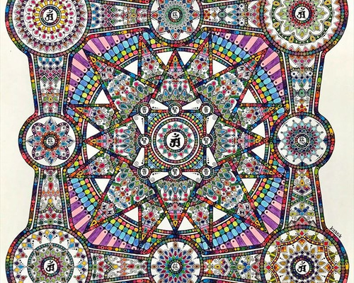 曼荼羅絵画 天神曼荼羅 | 国安天満神社