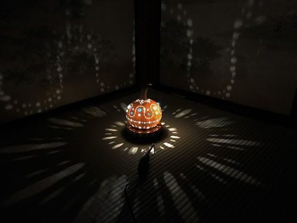 ミニひょうたんランプ《火の精霊》&《水の精霊》 8枚目の画像