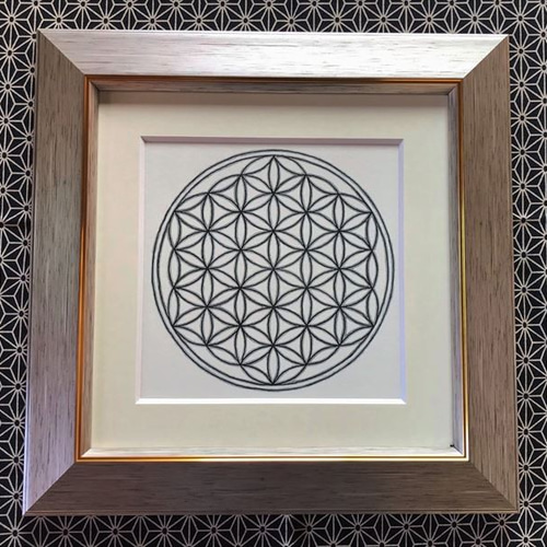 神聖幾何学アート【ブルームーンに抱かれて2】