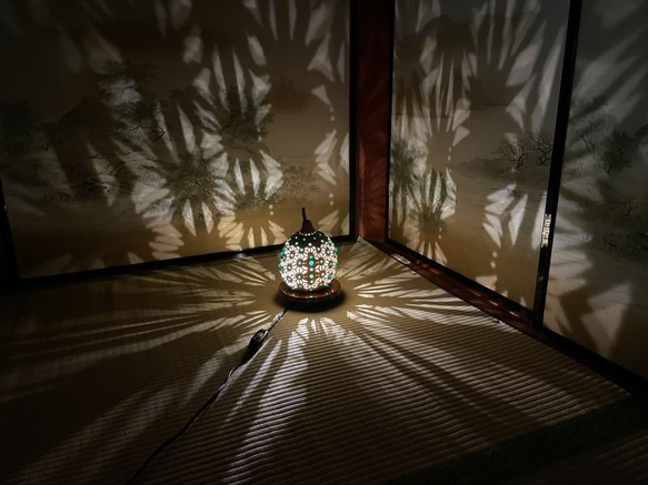 ひょうたんランプ《麻の葉ドーム11》 3枚目の画像