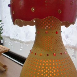 ひょうたんランプ「ベニテングタケ」 2枚目の画像