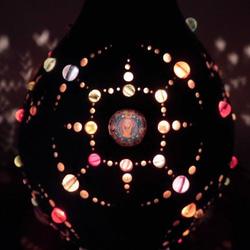ひょうたんランプ「光る曼荼羅その1」 9枚目の画像